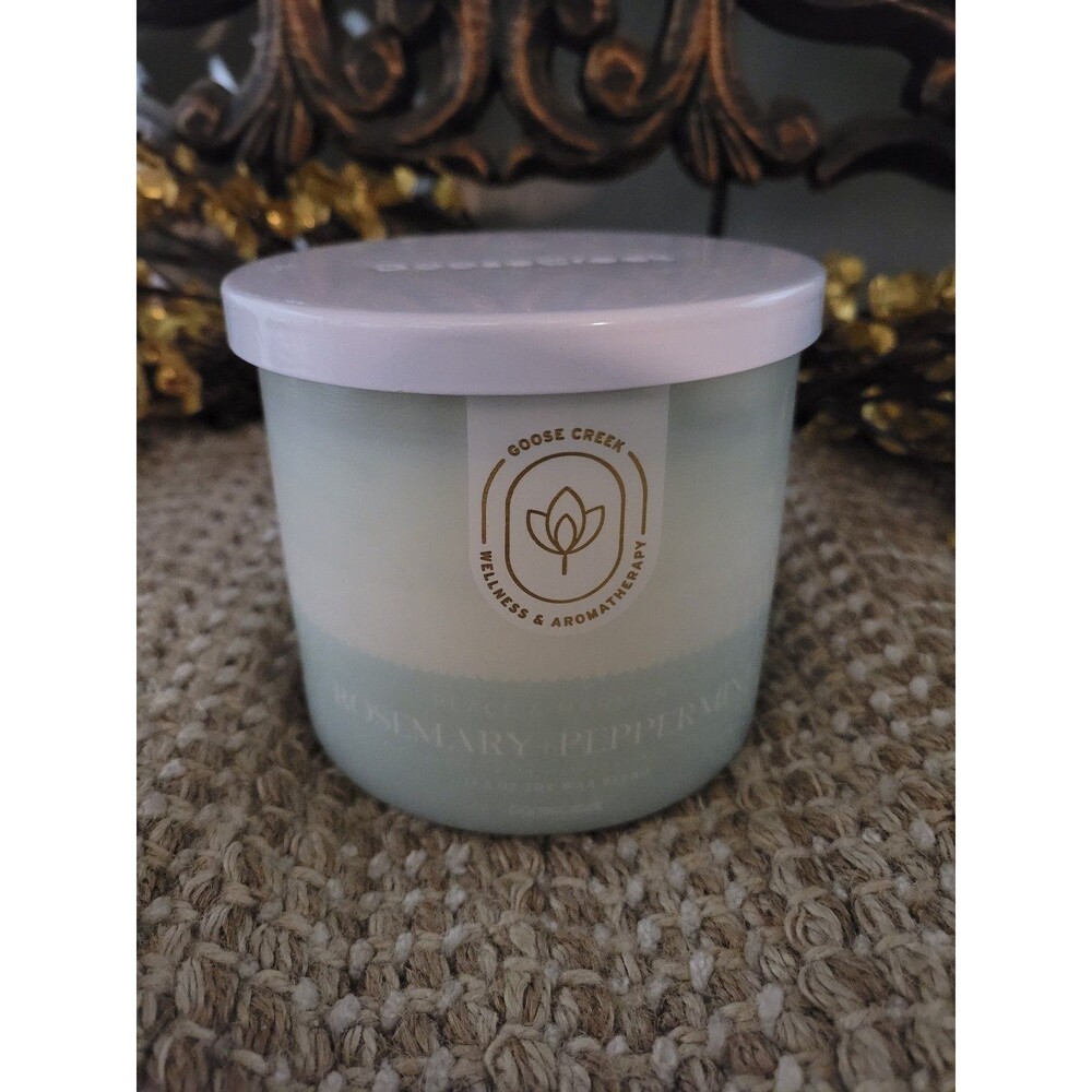 Goose Creek Rosemary + Peppermint Wellness & Aromatherapy 3-Wick Candle